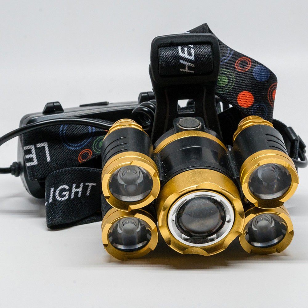 Head Lamp Rechargeable And Zoom Light